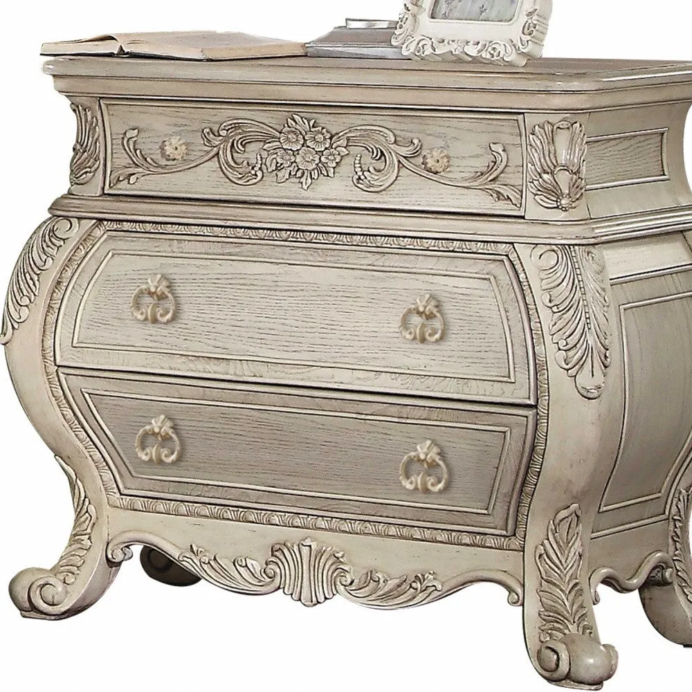 24 Platinum Two Drawers Nightstand