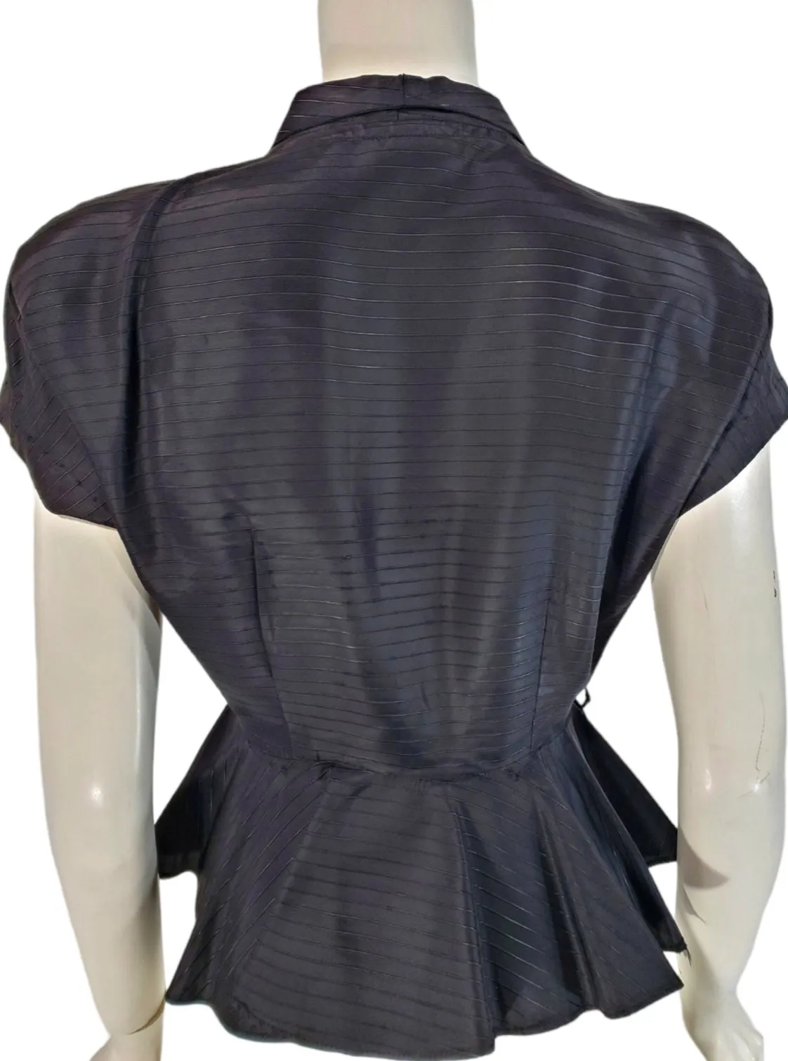 40s Peplum Blouse - sm, med