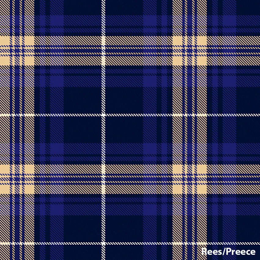 8 Yard Hand Made Kilt - Welsh Surname Tartans