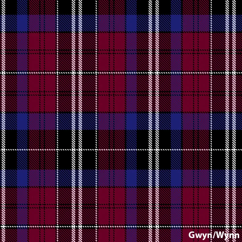 8 Yard Hand Made Kilt - Welsh Surname Tartans