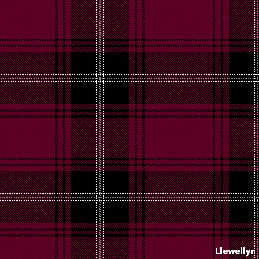 8 Yard Hand Made Kilt - Welsh Surname Tartans