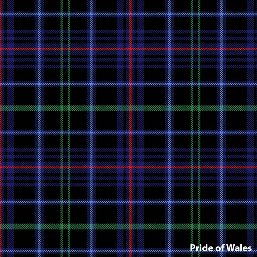 8 Yard Hand Made Kilt - Welsh Surname Tartans