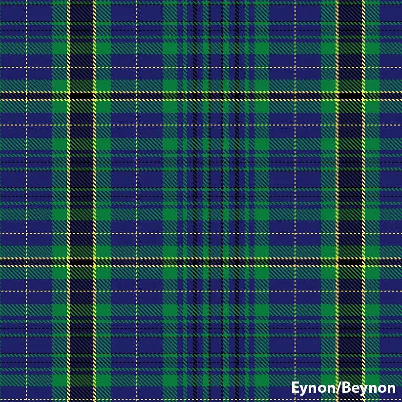 8 Yard Hand Made Kilt - Welsh Surname Tartans