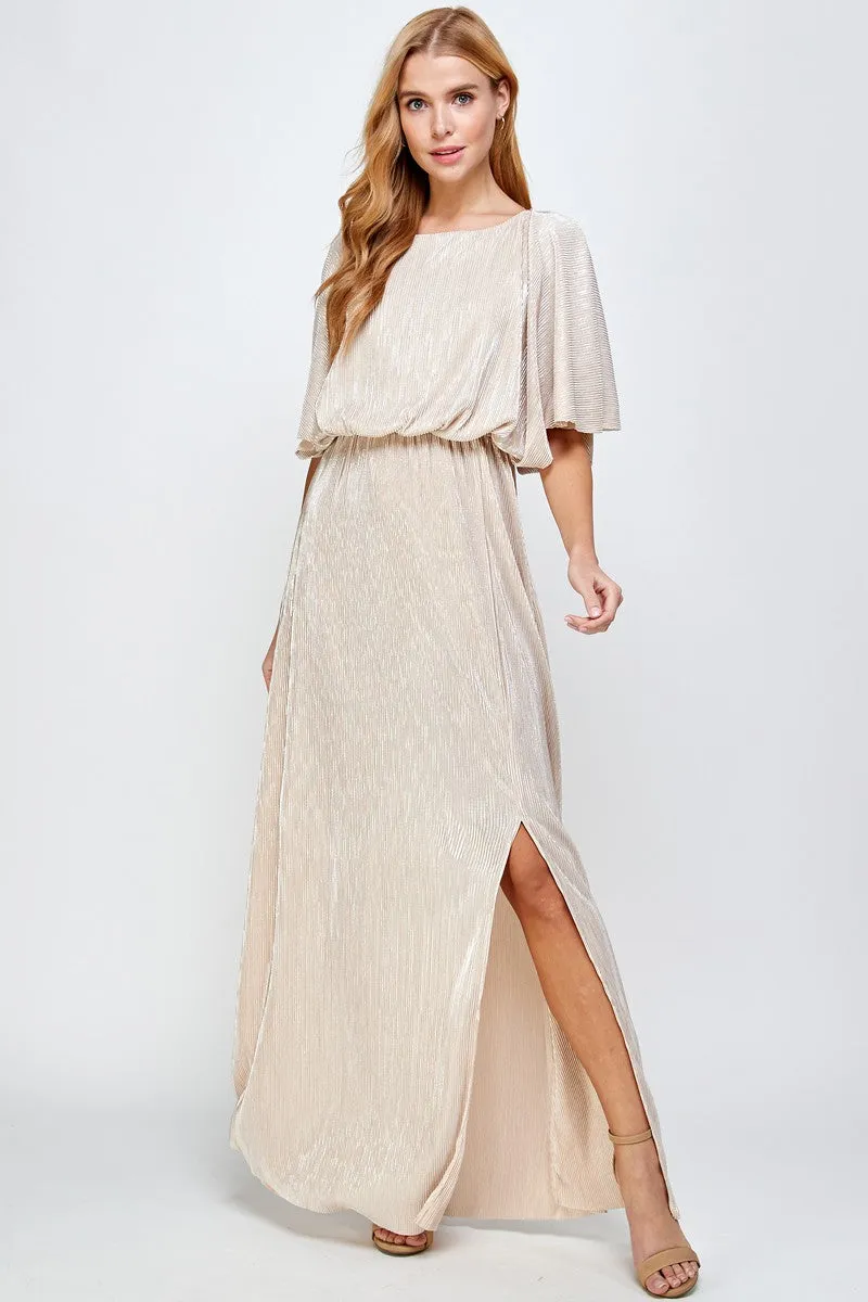 Abigail Maxi Dress in Gold