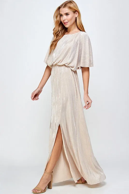 Abigail Maxi Dress in Gold