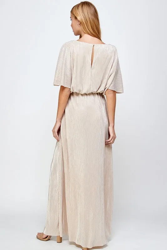 Abigail Maxi Dress in Gold