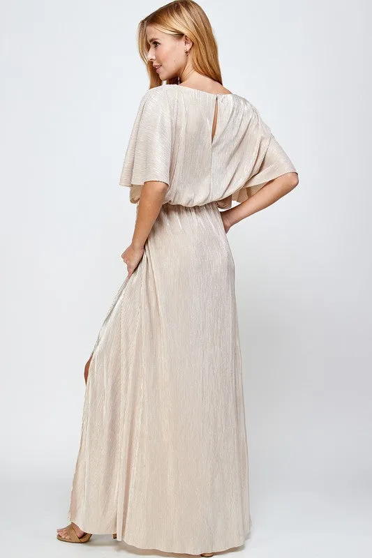 Abigail Maxi Dress in Gold