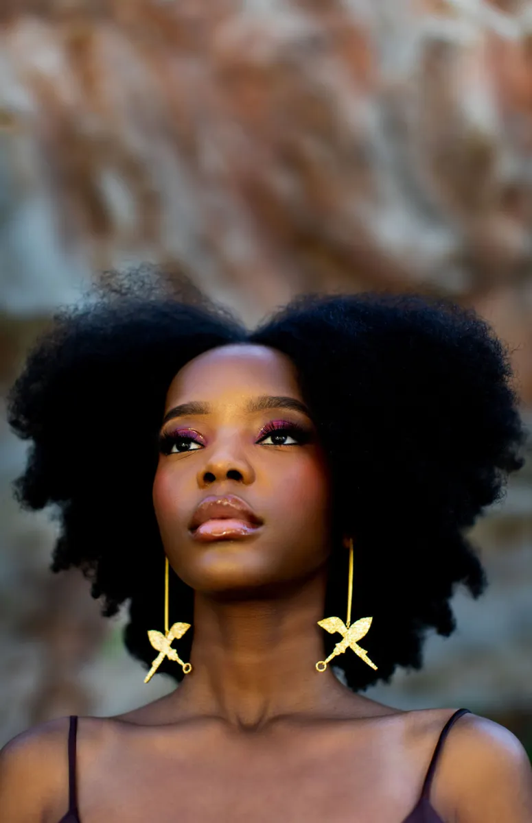 Ajibola x SOA Silhouette Bar Earrings