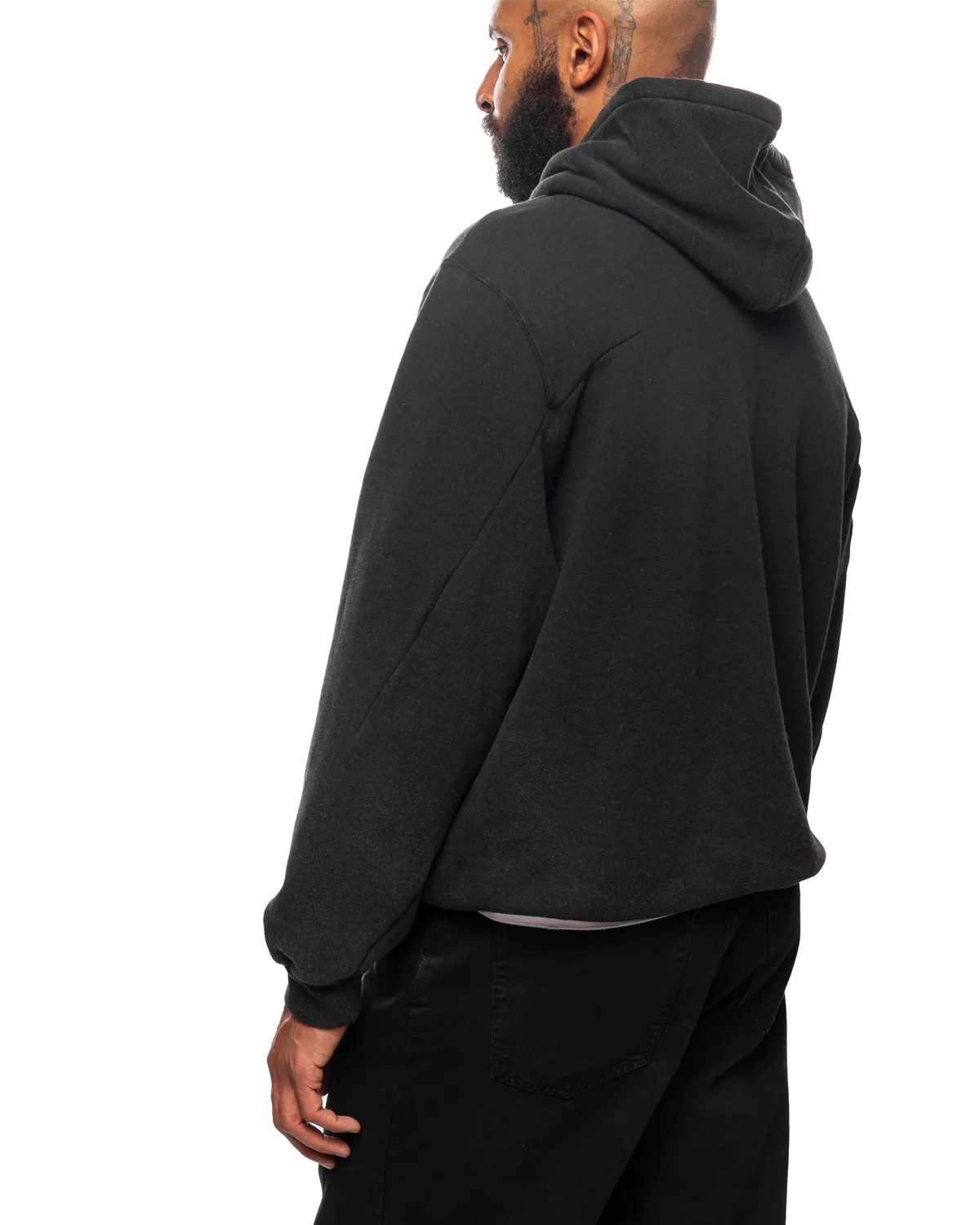 Android Print Hoodie Black