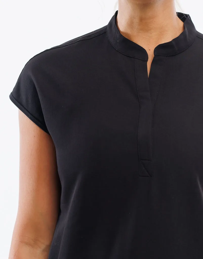 Apollo Scrub Top - Black