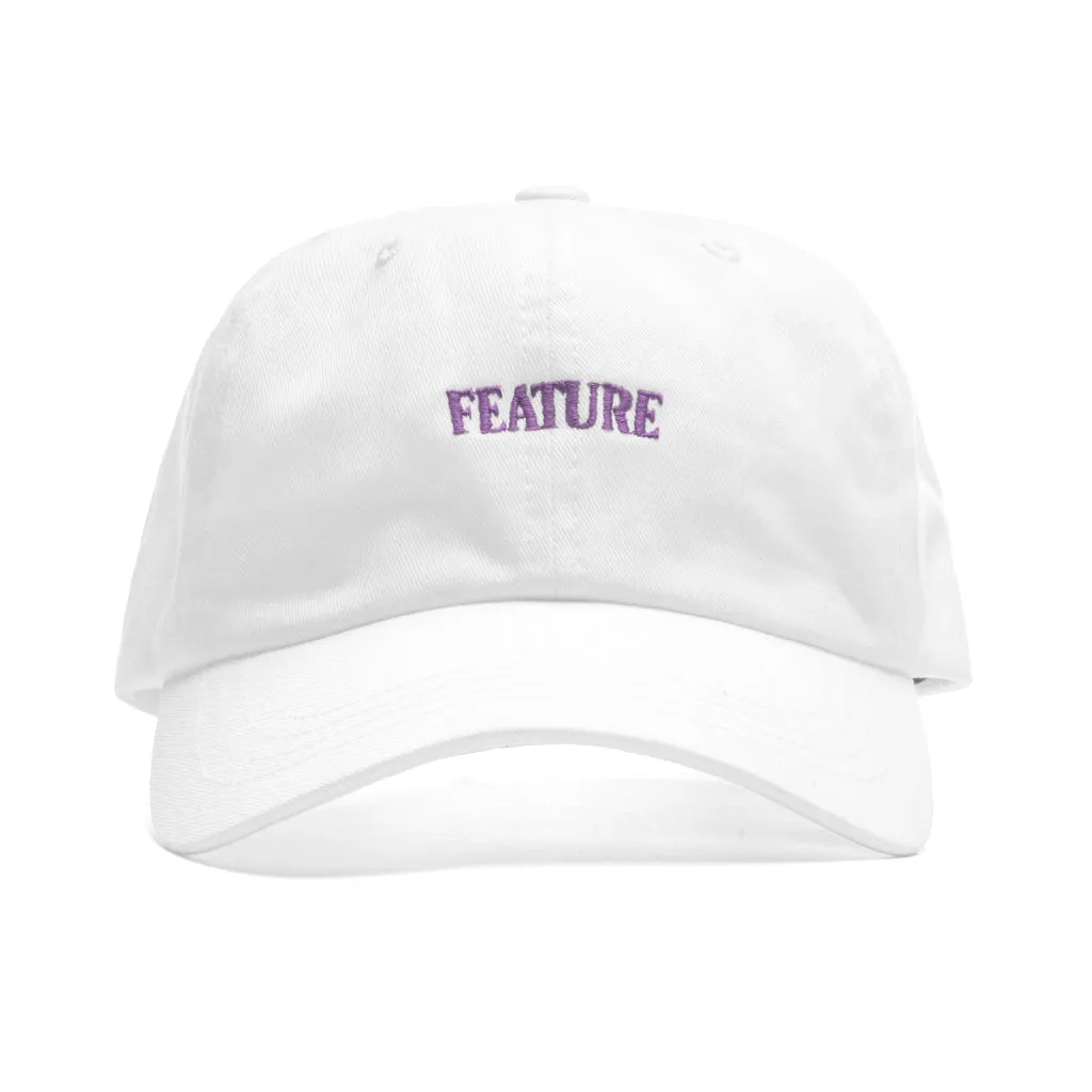 Arch Dad Hat - White/Prism Violet