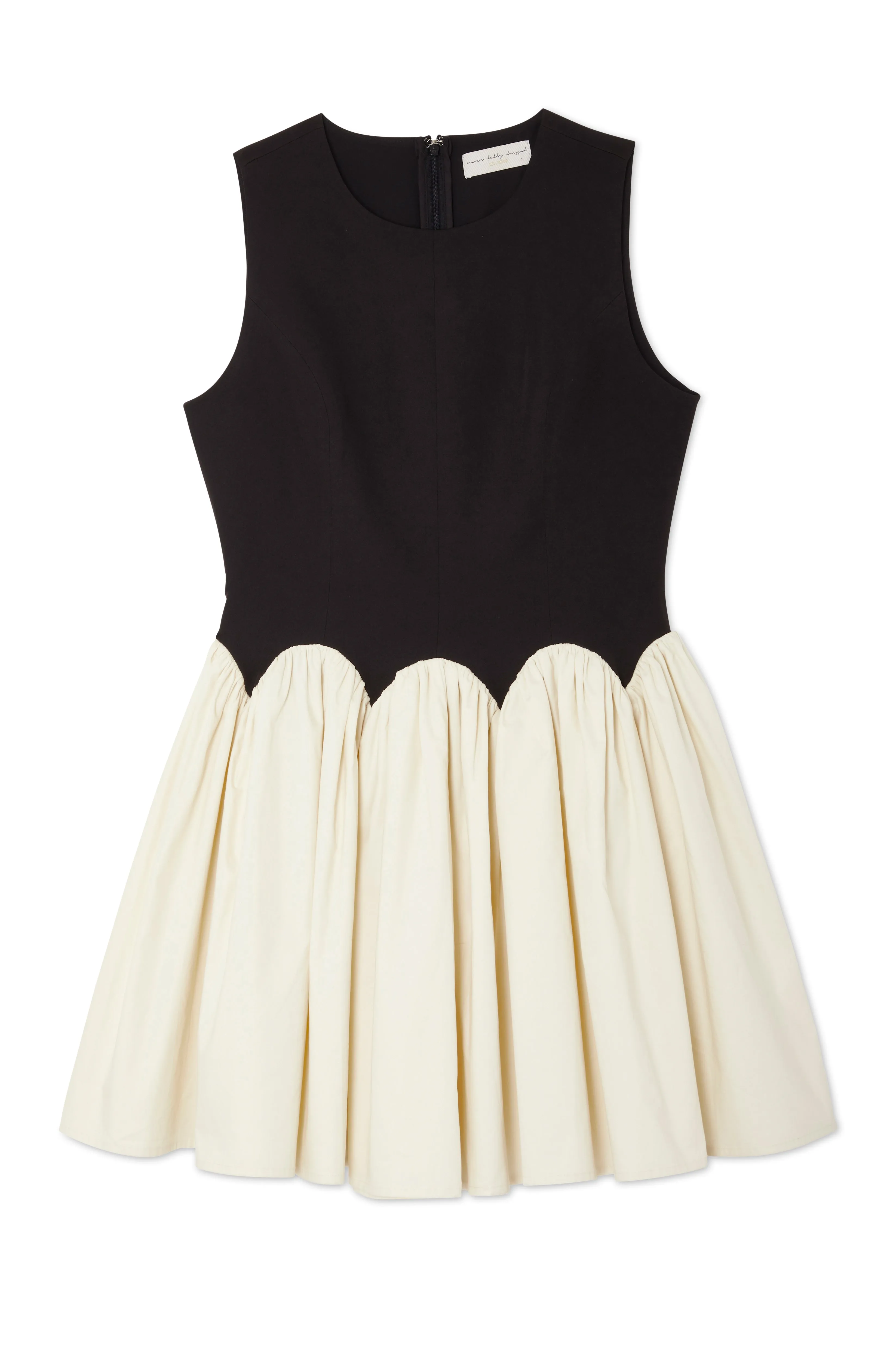 Black and Cream Mini Monika Dress Petite