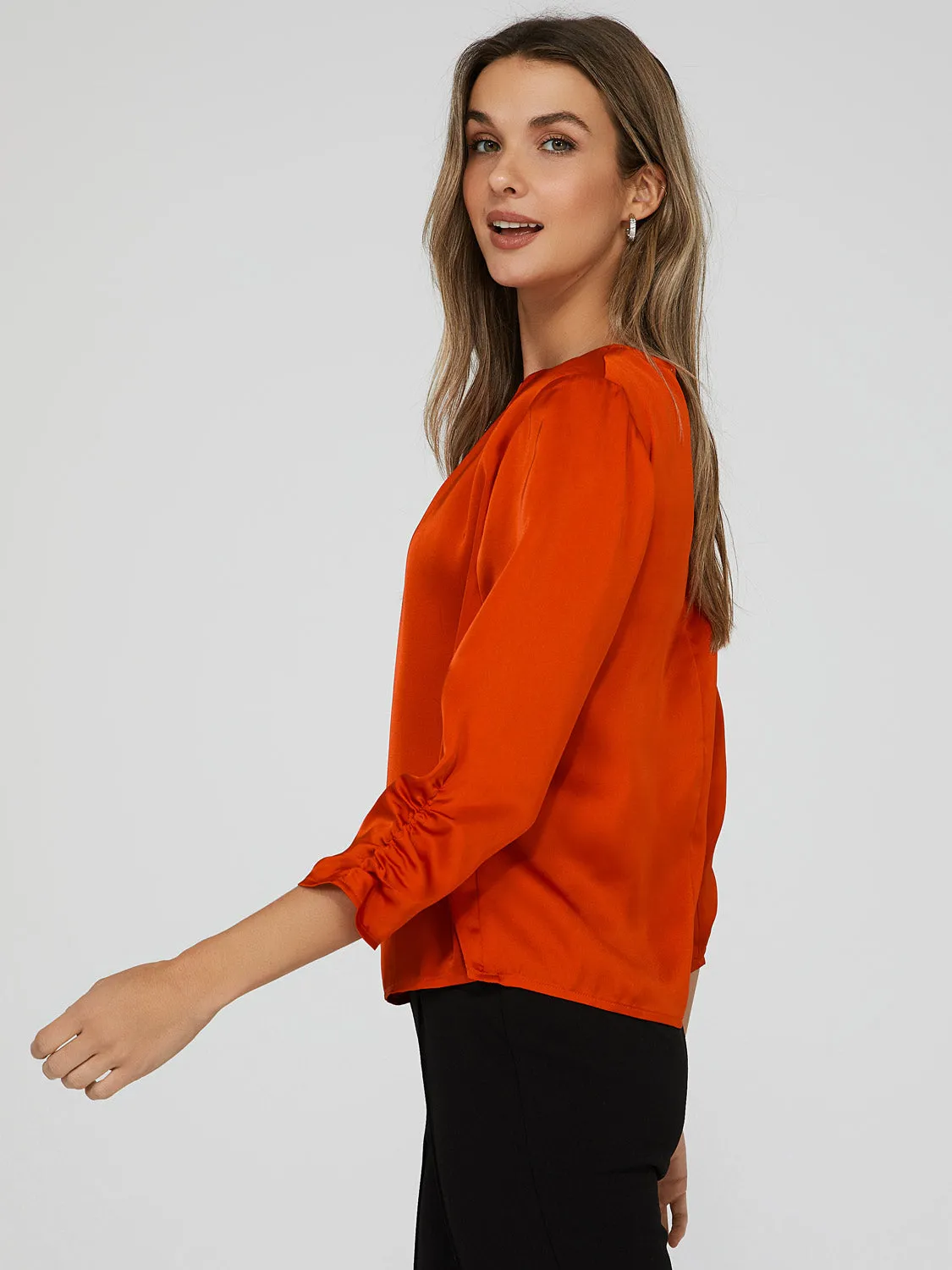 Box Pleat Blouse