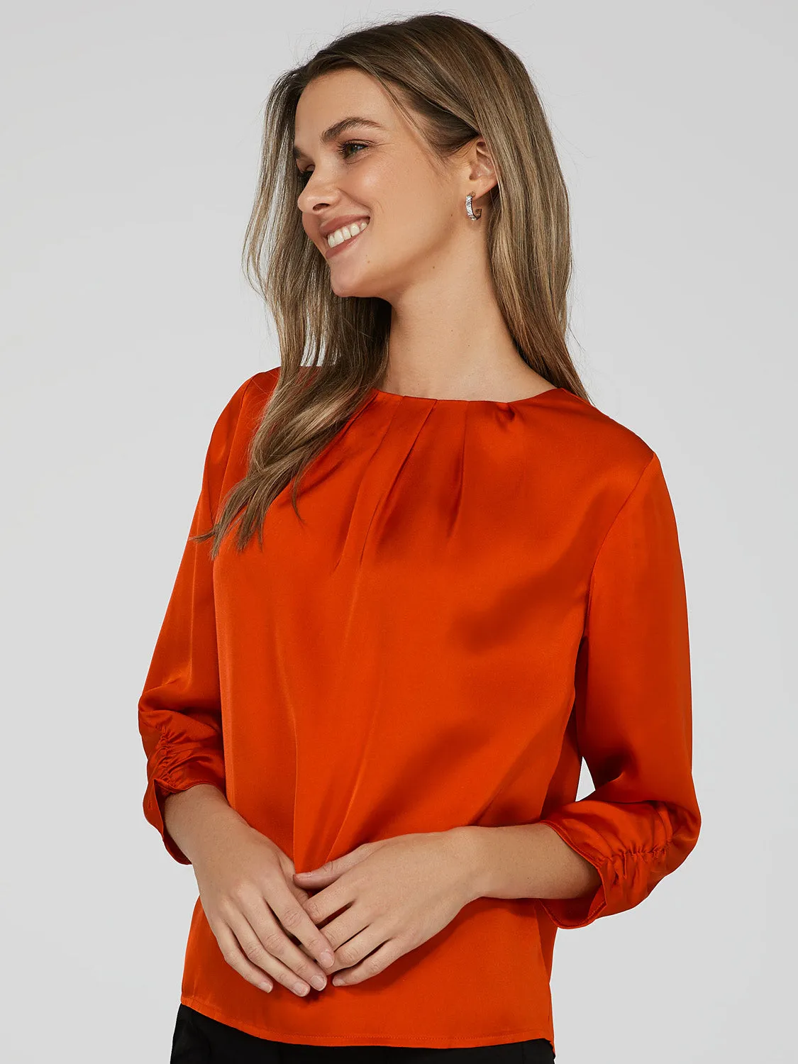 Box Pleat Blouse