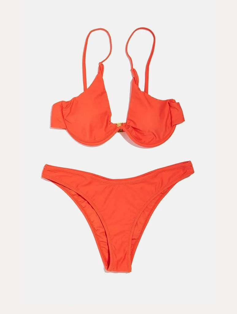 Caribbean Coral Bikini Bottoms