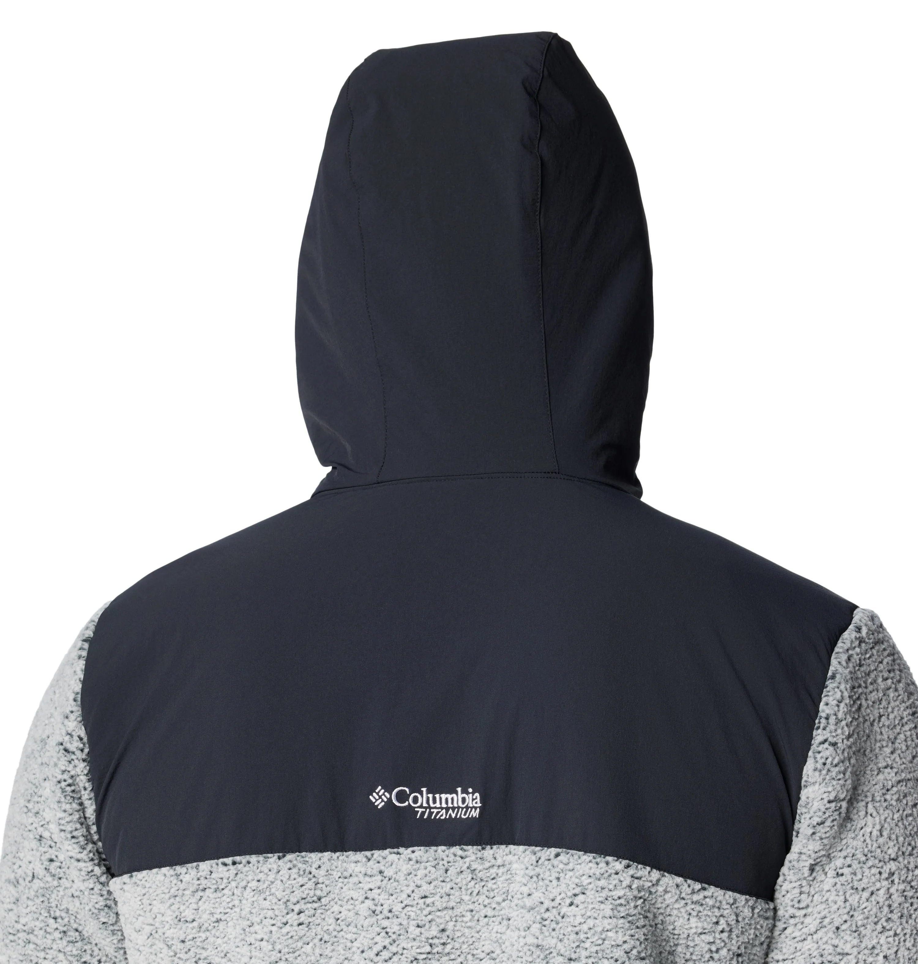 Columbia Men's Arctic Crest Technical Hooded Full Zip Fleece (White/Black)