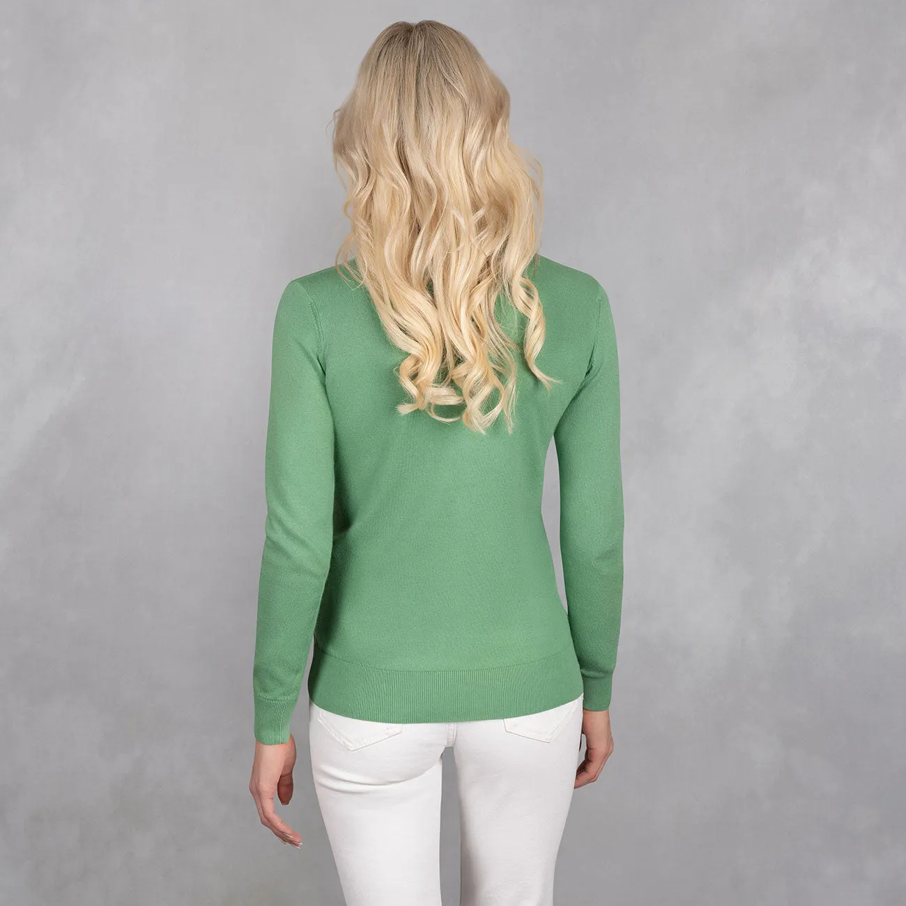 Cotton Pullover Round Neck Women