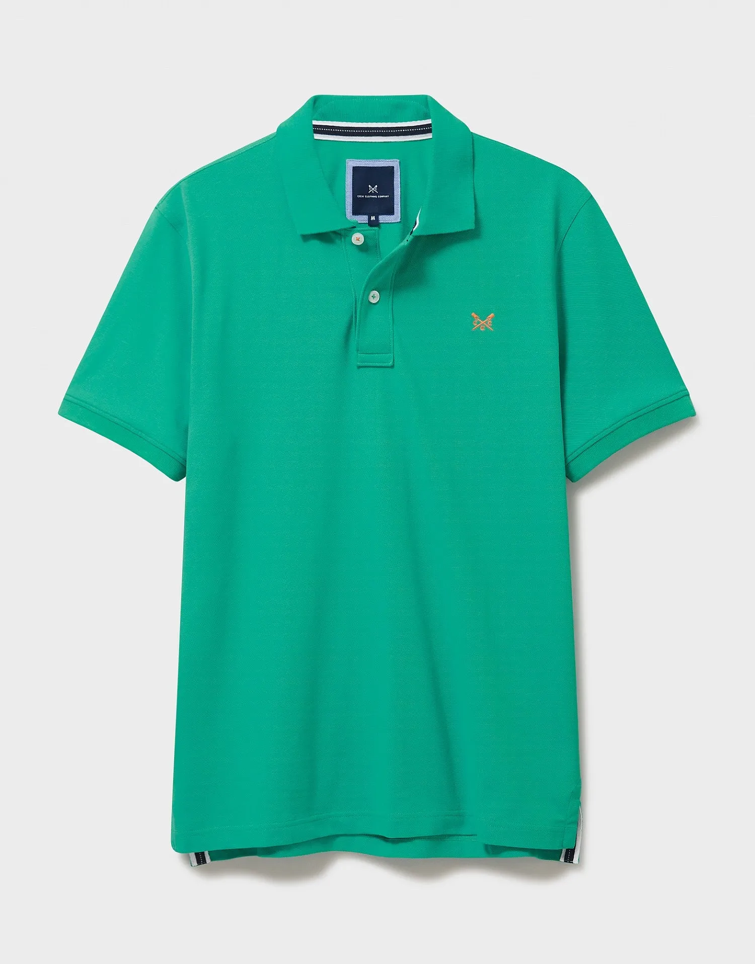 Crew Clothing Mens Pique Polo Shirt 'Classic Pique Polo' - Short Sleeved