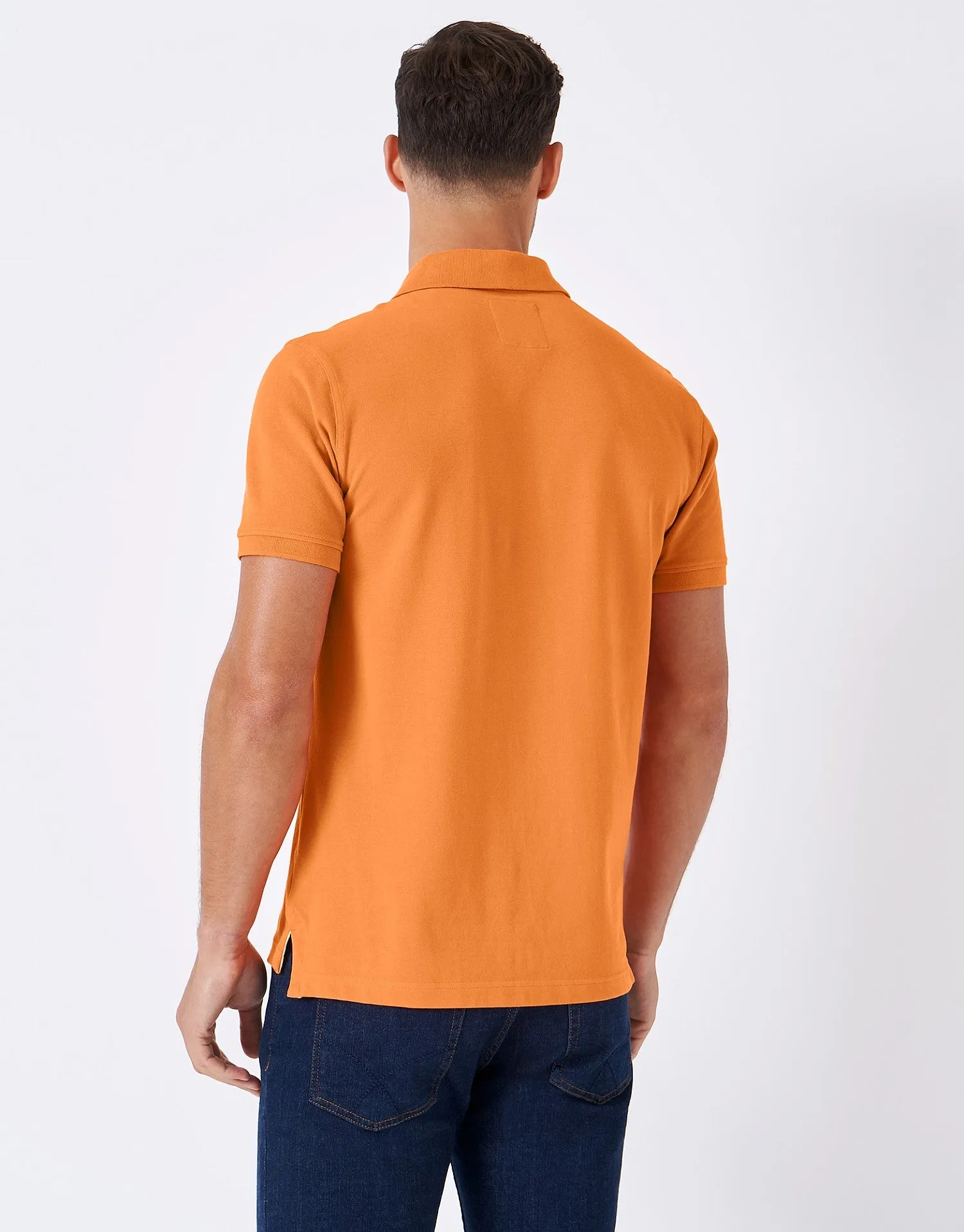 Crew Clothing Mens Pique Polo Shirt 'Classic Pique Polo' - Short Sleeved