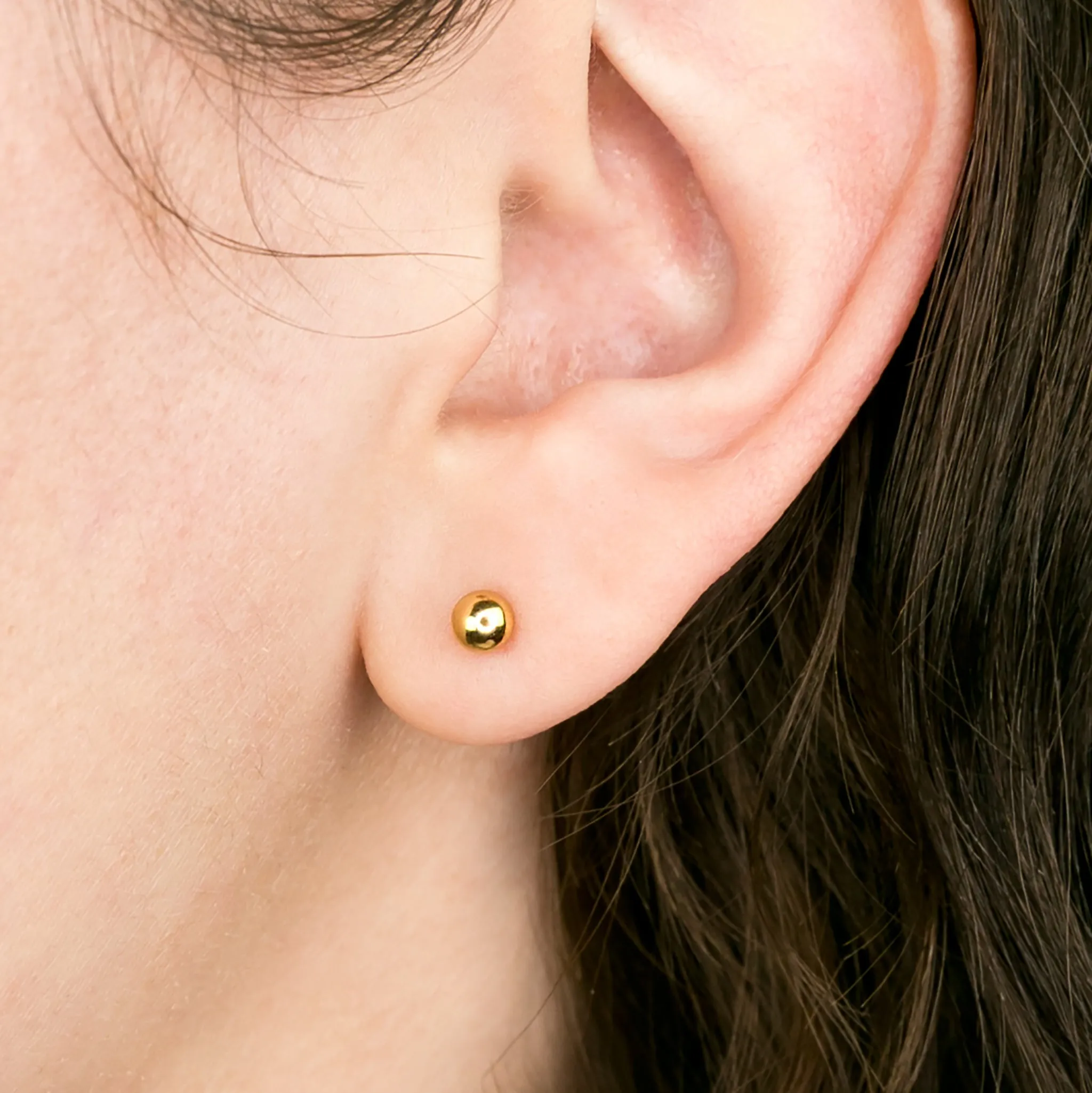 Dainty Sphere Studs