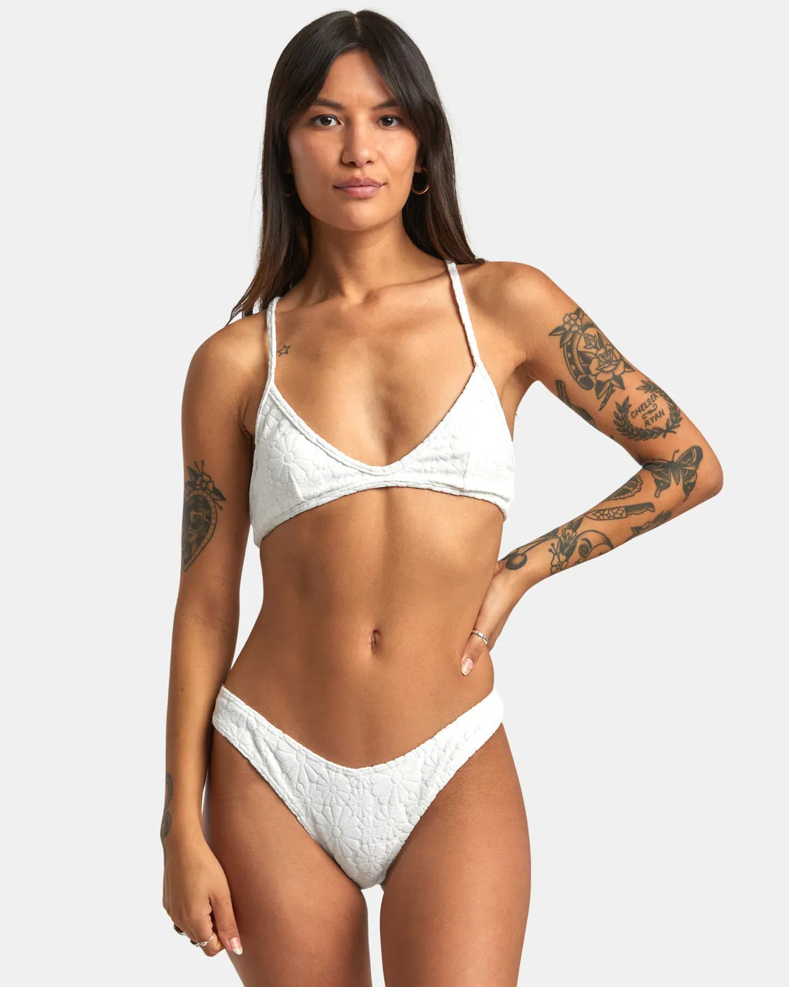 Dolly Medium Bikini Bottoms - Whisper White