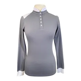 Free Ride Equestrian 'Devon' Competition Top in Stone - Women's Medium