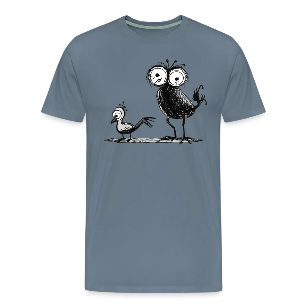 Herren T-Shirt mit Vogelmotiv "Spatzen"