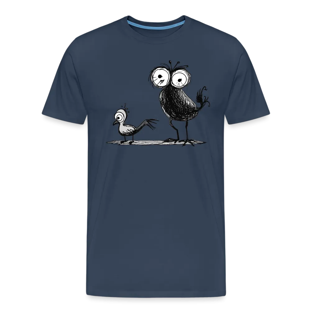 Herren T-Shirt mit Vogelmotiv "Spatzen"