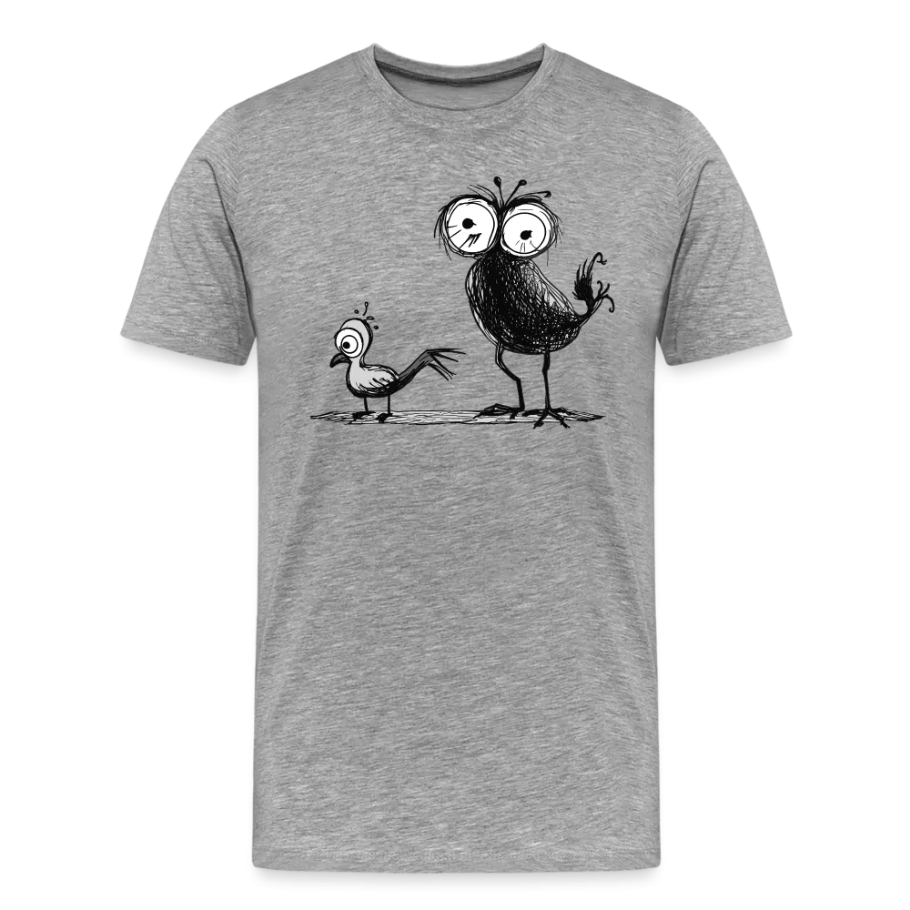 Herren T-Shirt mit Vogelmotiv "Spatzen"