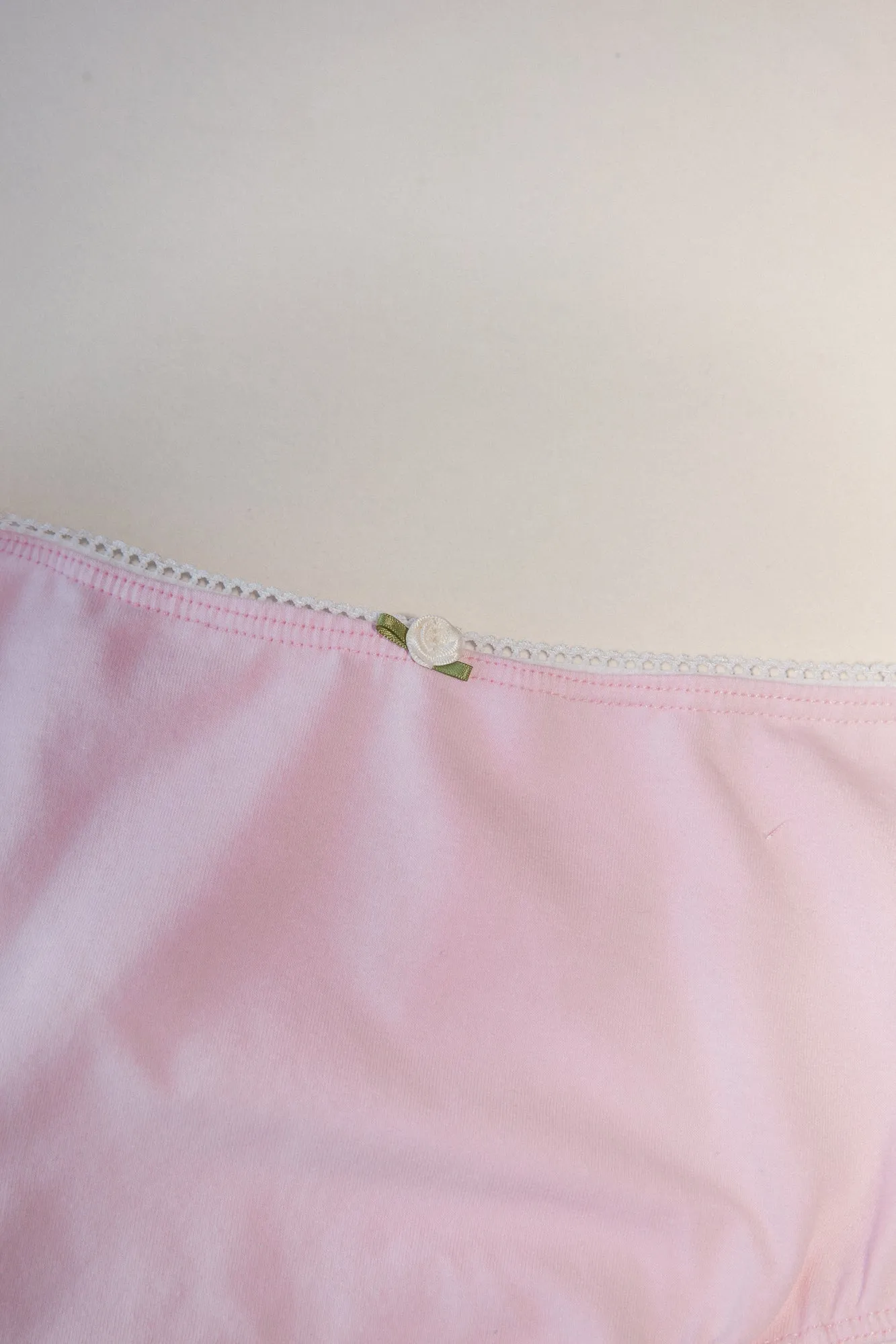 HIGH RISE UNDERWEAR IN BABY PINK