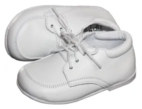 Infant White Formal Lace Up Dress Shoe - Caleb