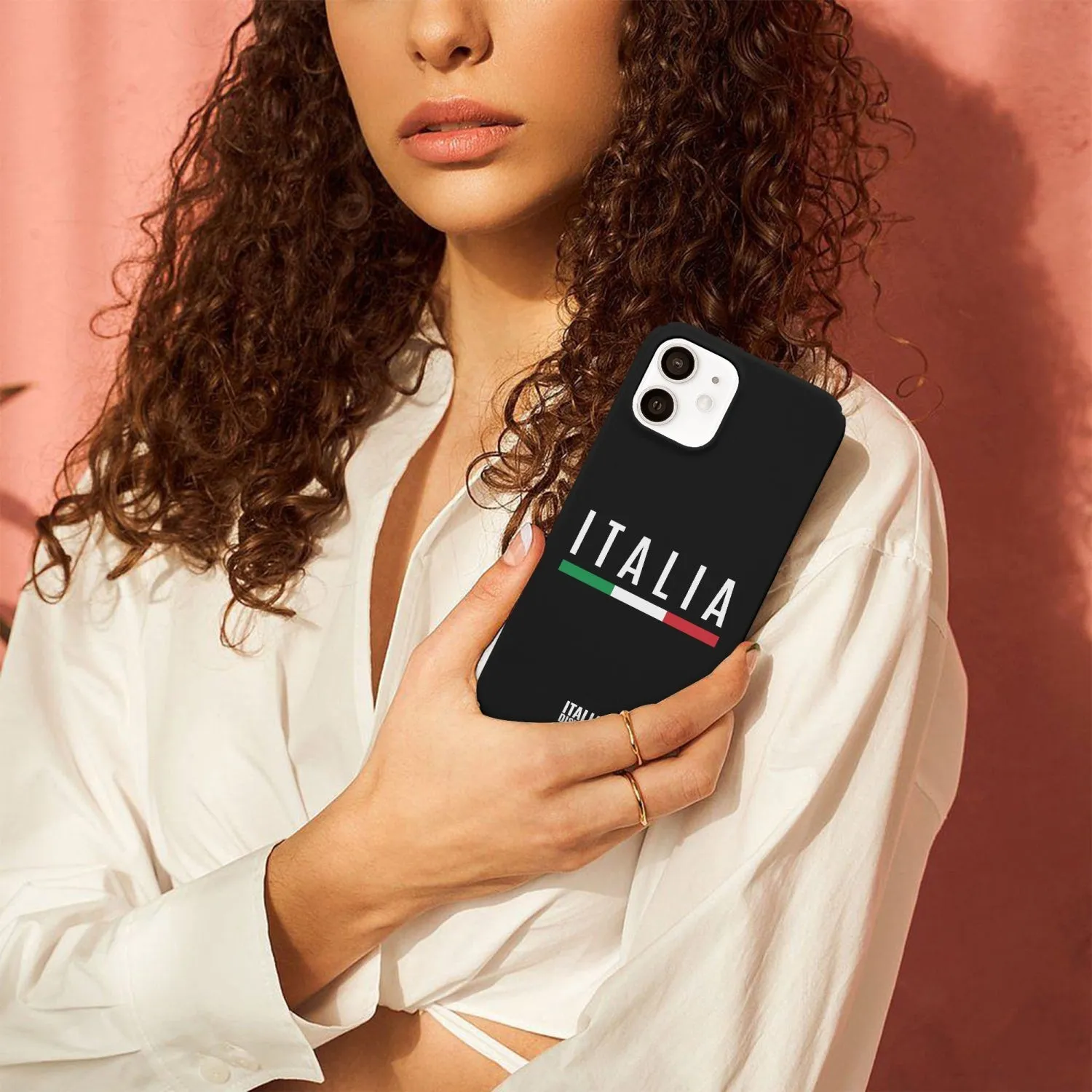 Italy Black Phone Case iPhone 12