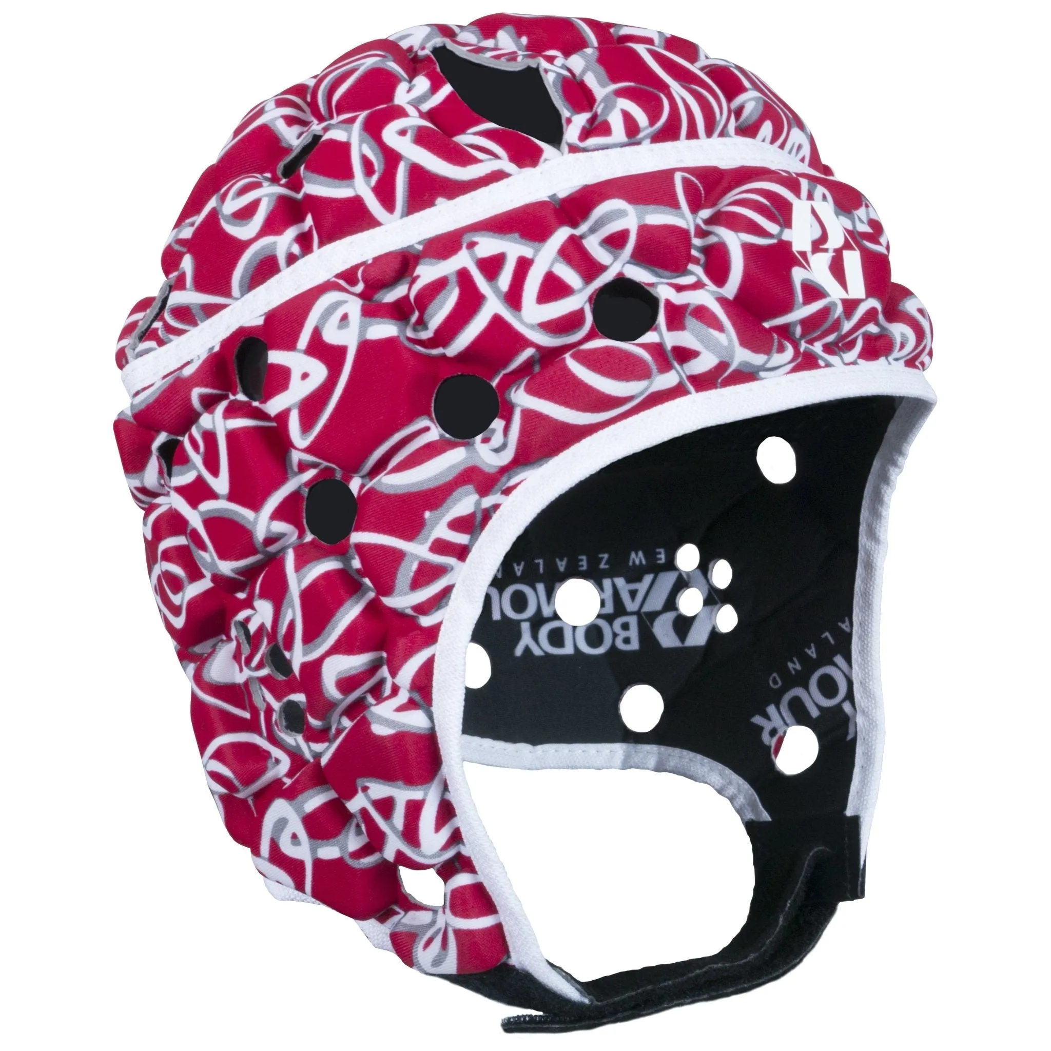 Kids Ventilator Headguard - Red Chain