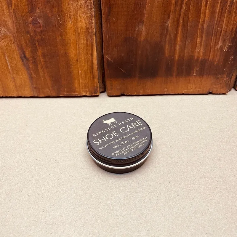 Kingsley Heath Shoe Polish Tin Neutral