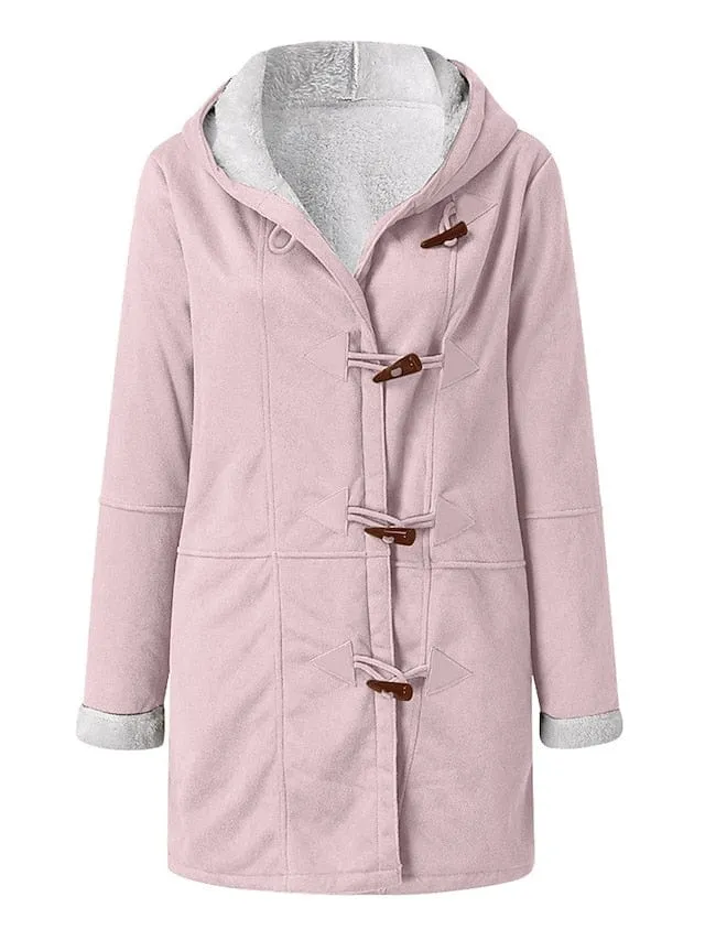 Ladies' Casual Hoodie Coat Jacket for School, Office, and Everyday Wear