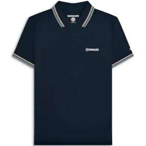 Lambretta Tipped Polo Shirt Navy