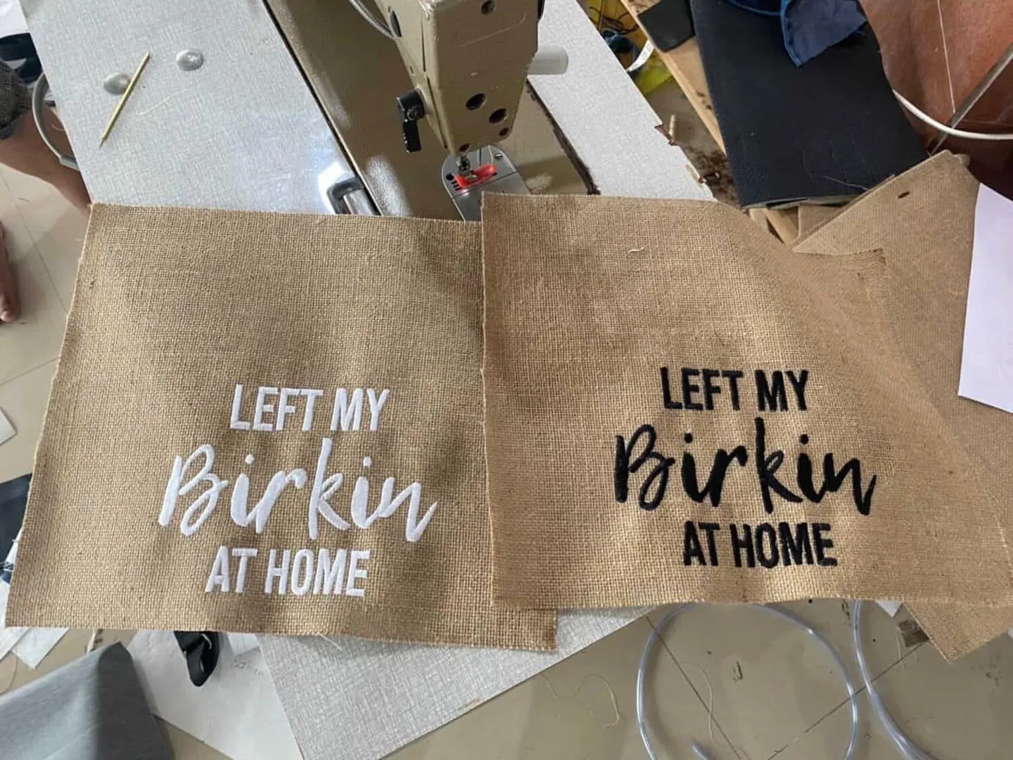 Left My Birkin At Home - 35cm Burlap Birkin