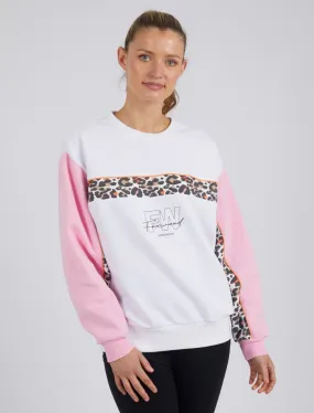 Leopard Crew (White)