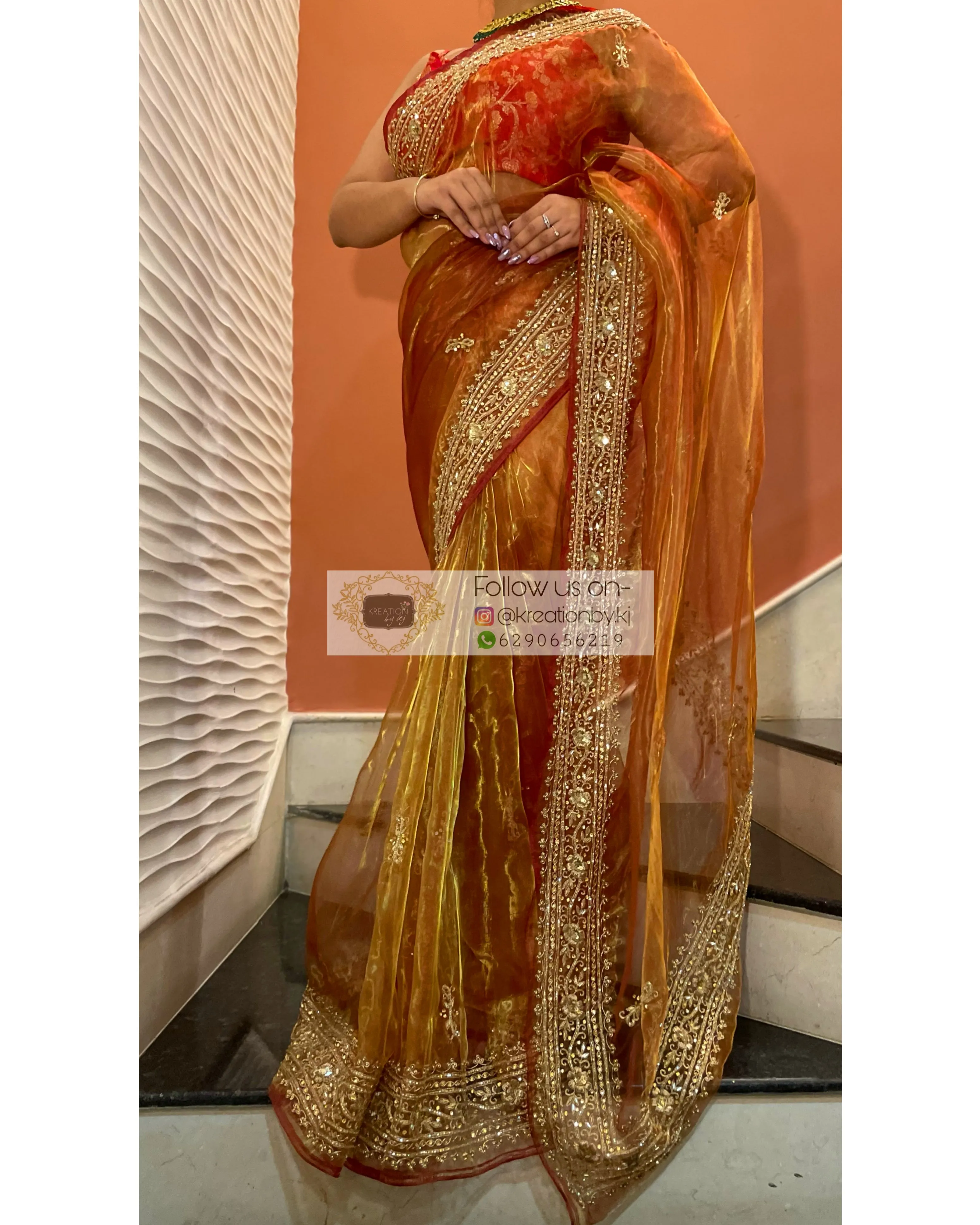 Liquid Gold Zarina Saree