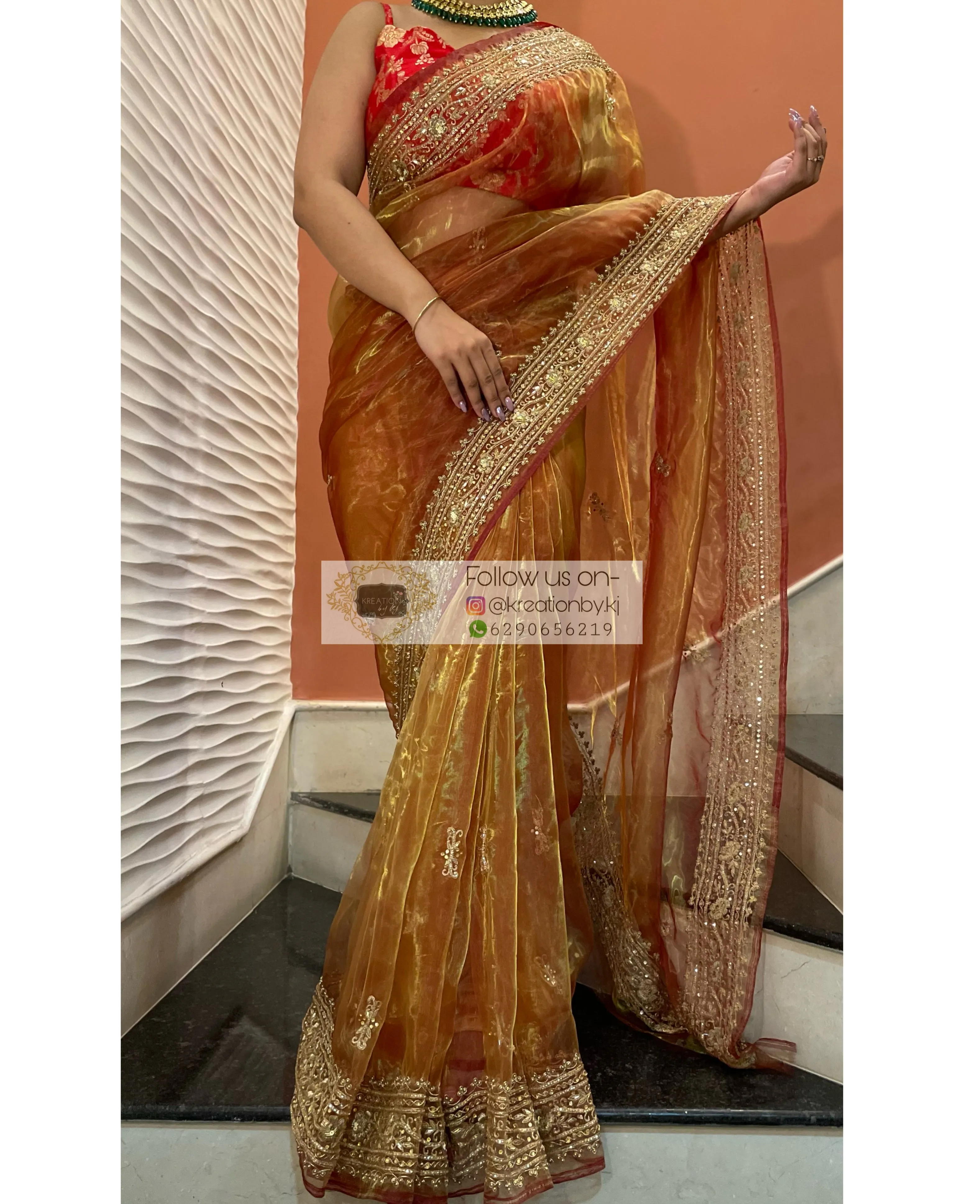 Liquid Gold Zarina Saree