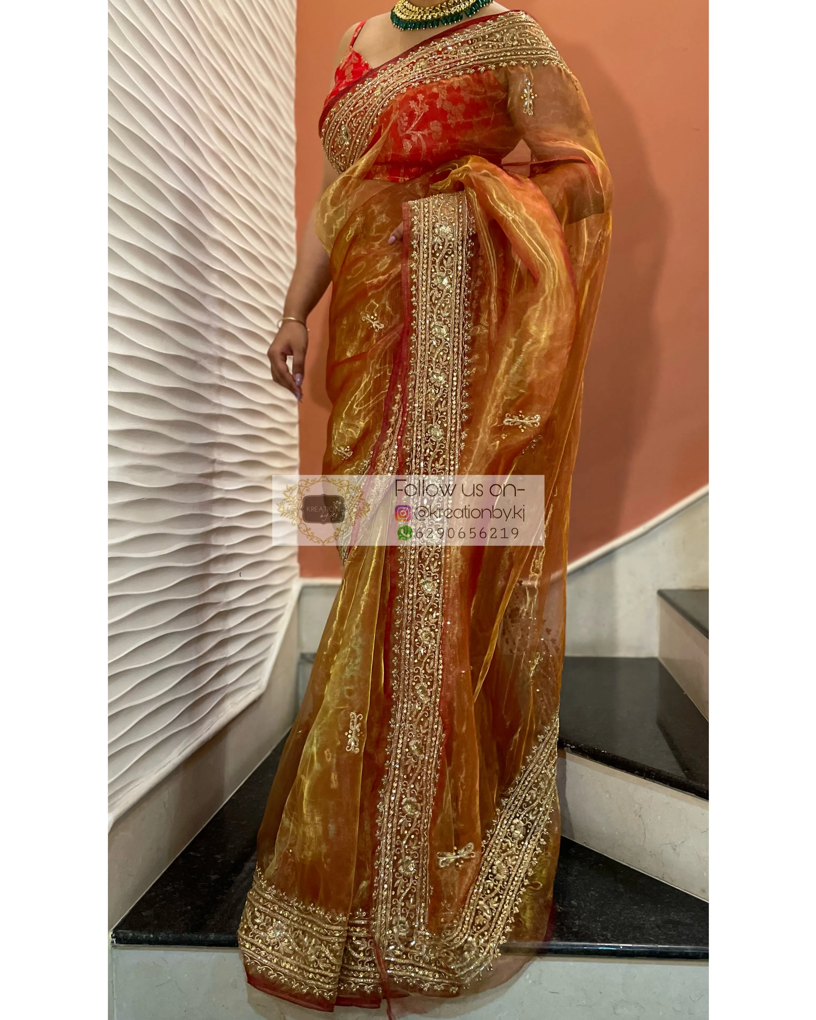 Liquid Gold Zarina Saree