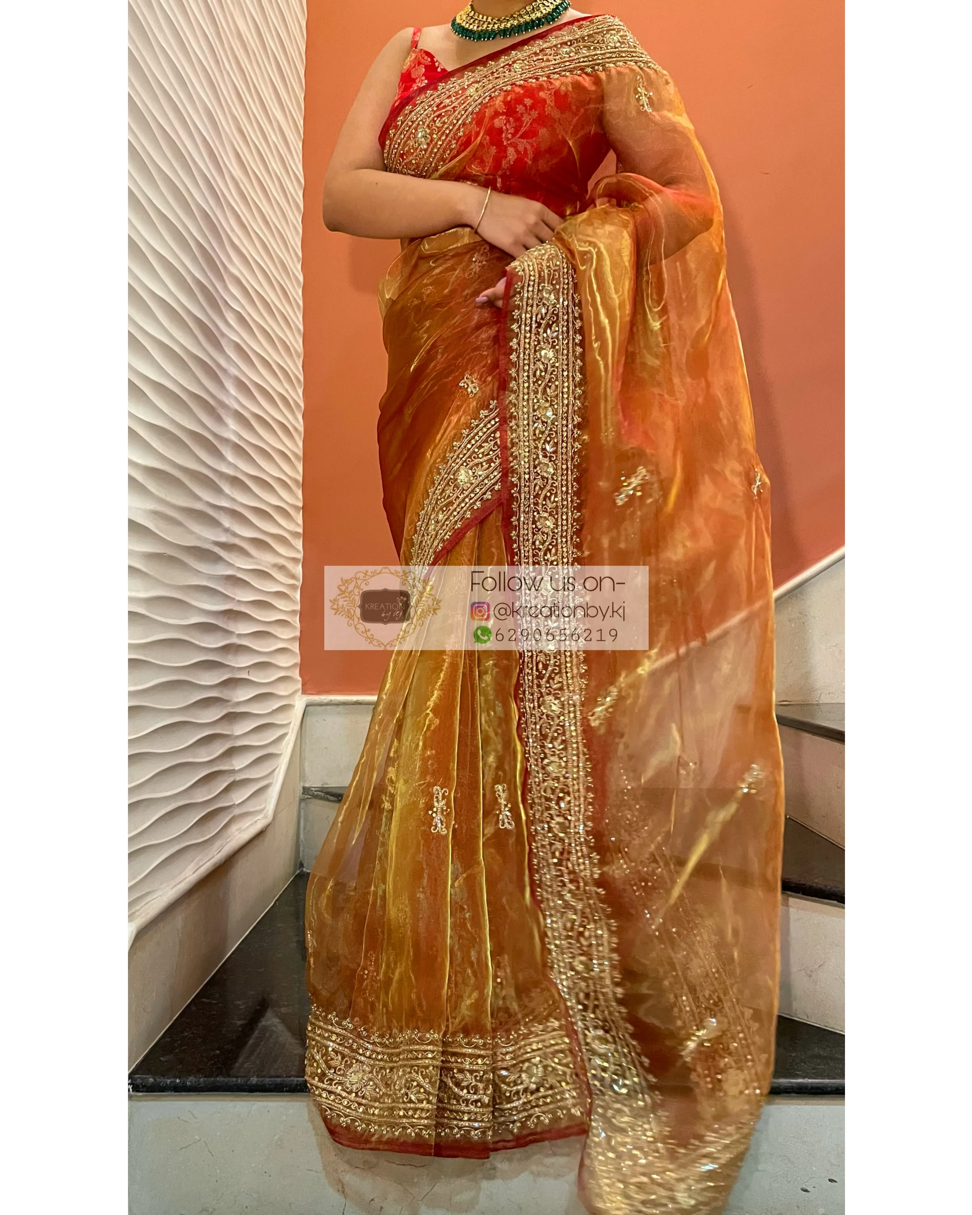 Liquid Gold Zarina Saree