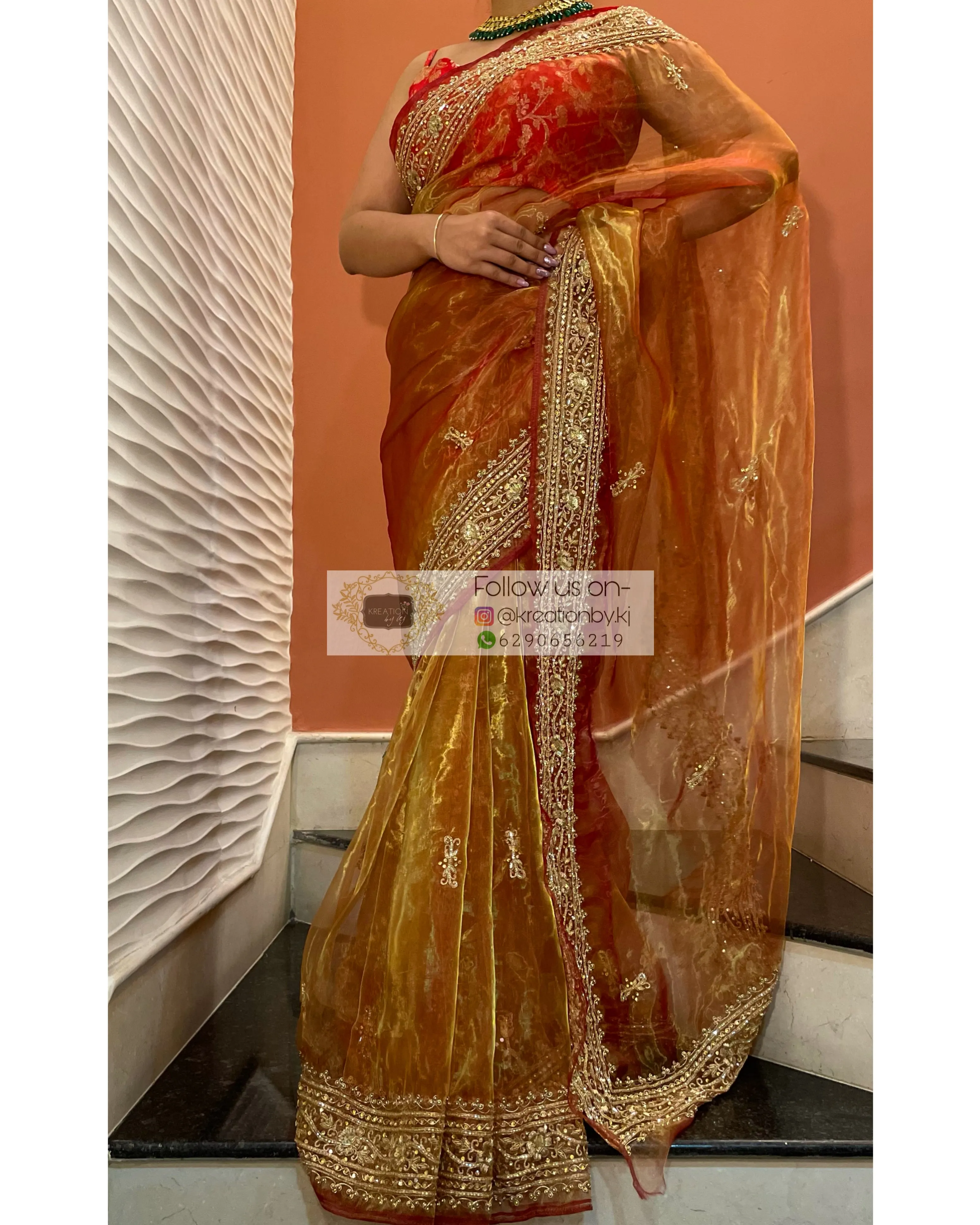 Liquid Gold Zarina Saree