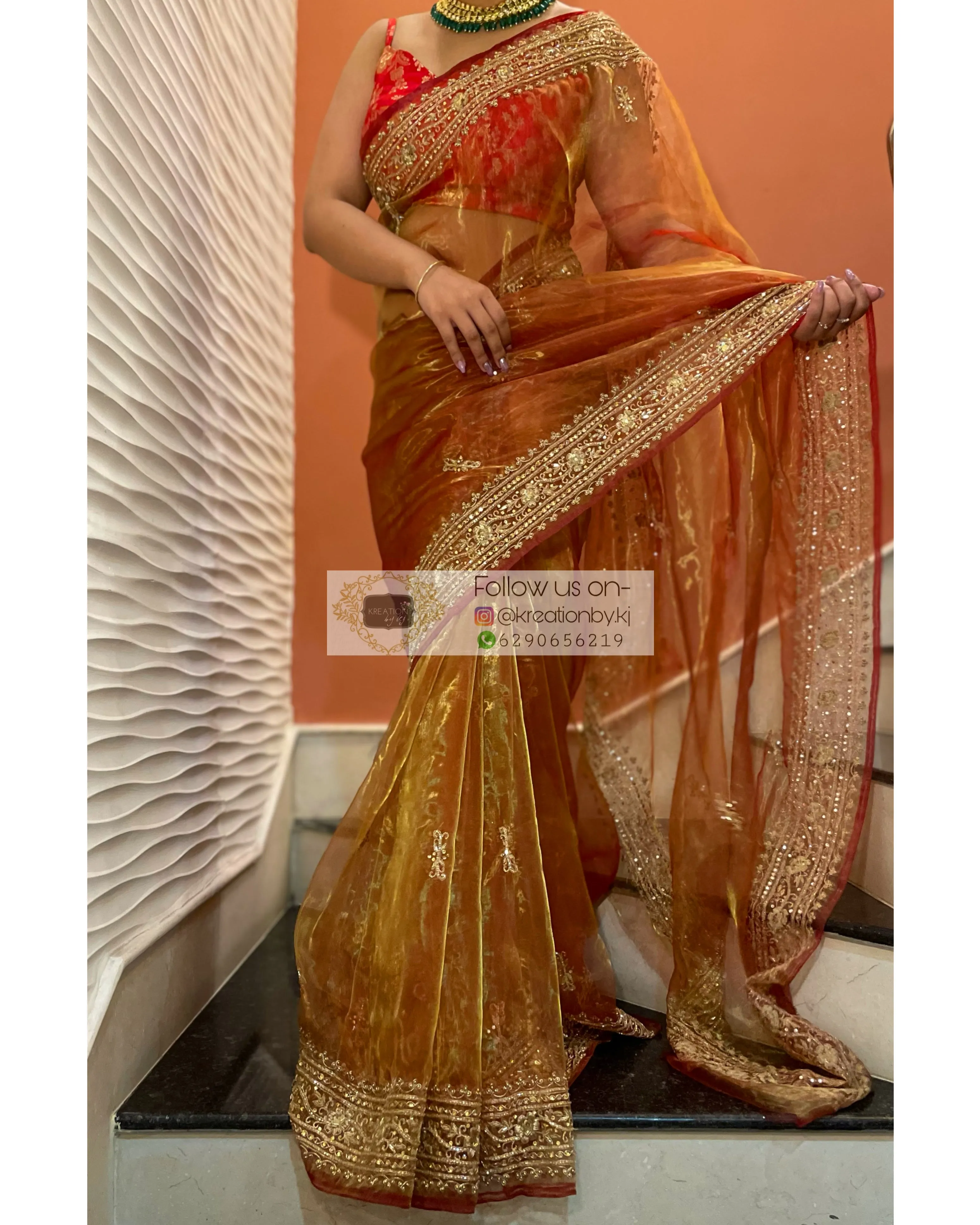 Liquid Gold Zarina Saree