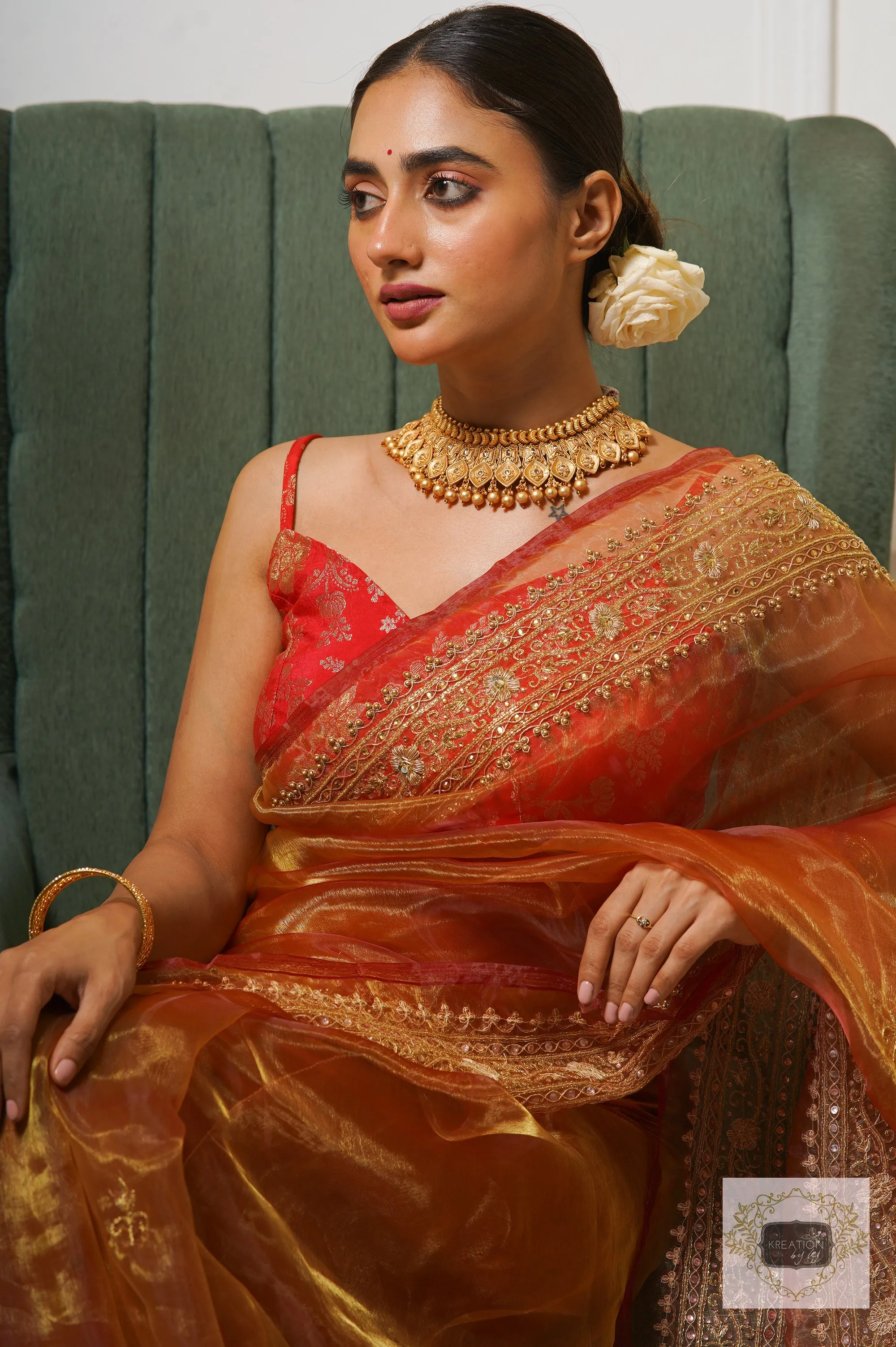 Liquid Gold Zarina Saree