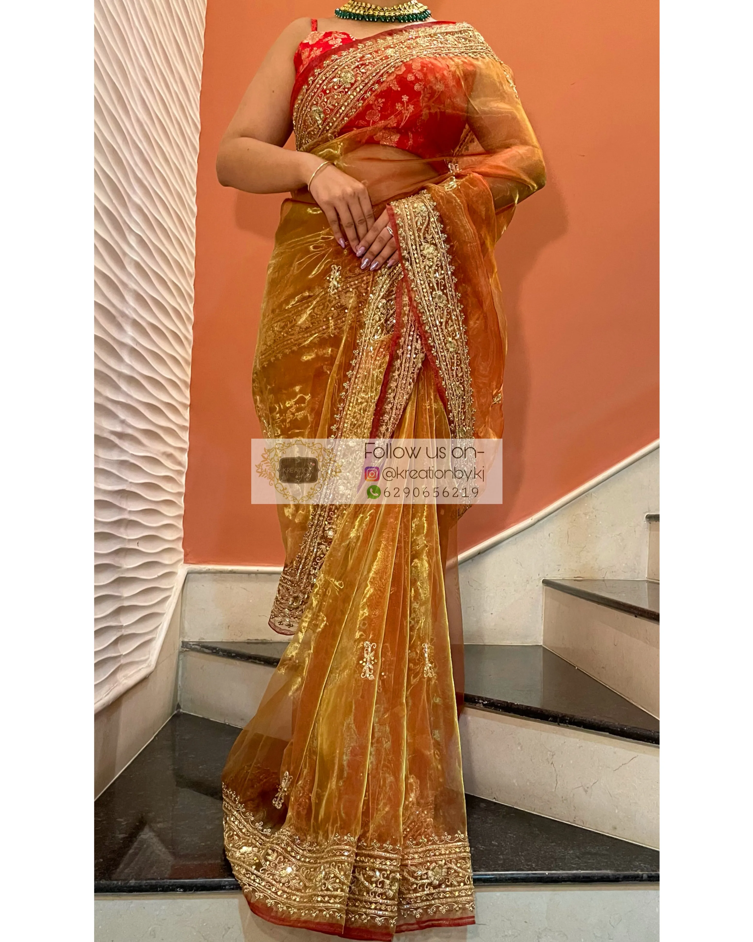 Liquid Gold Zarina Saree