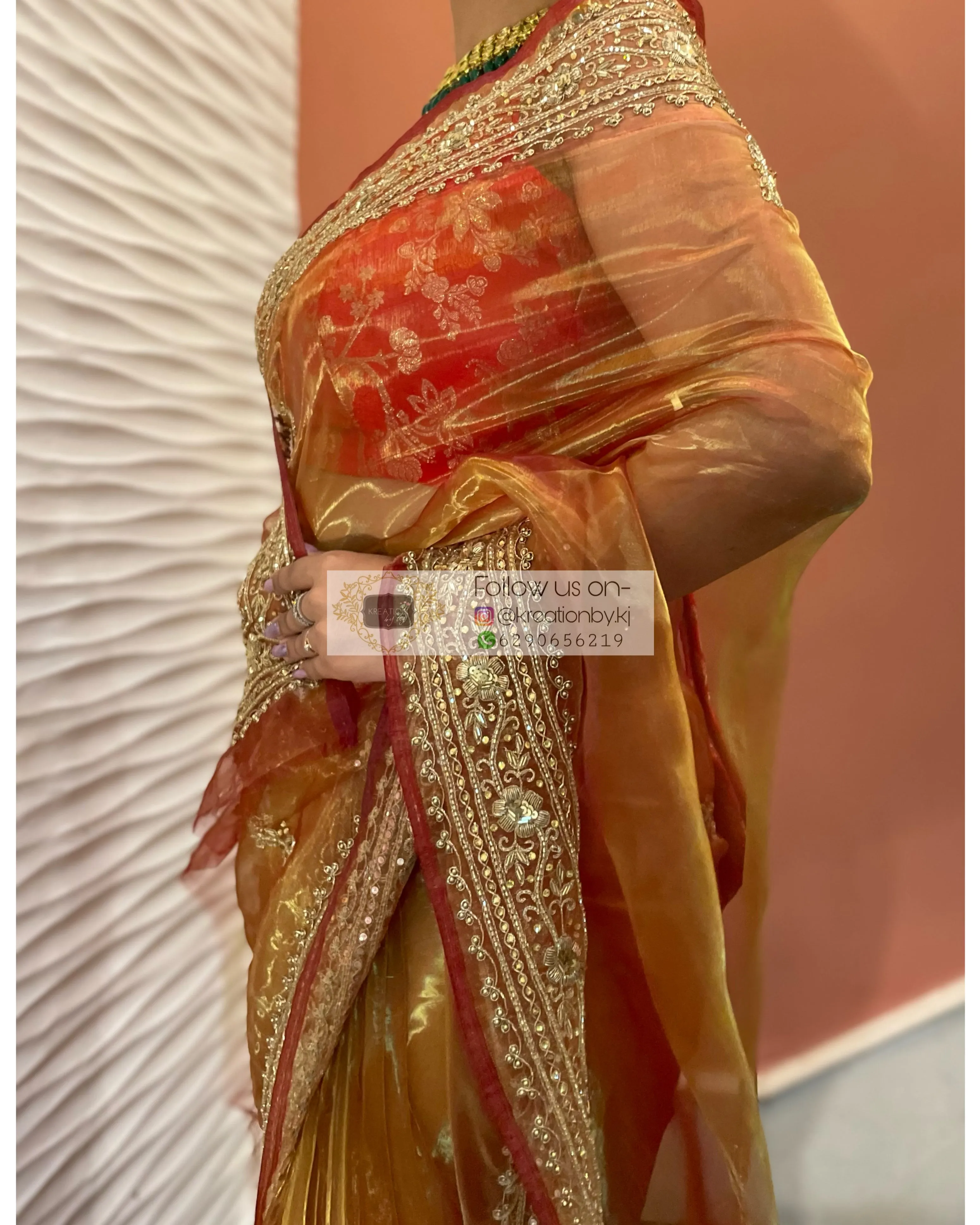 Liquid Gold Zarina Saree