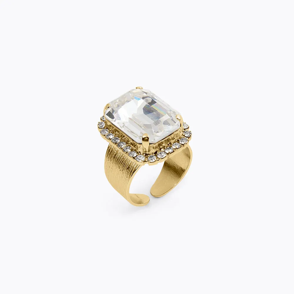 Lydia Cocktail Ring / Crystal