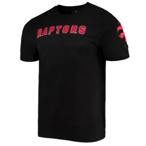 Men's Toronto Raptors Chenille Tee In Black