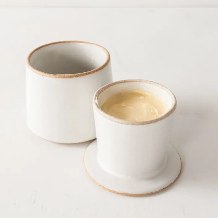 minimal butter keeper | stoneware